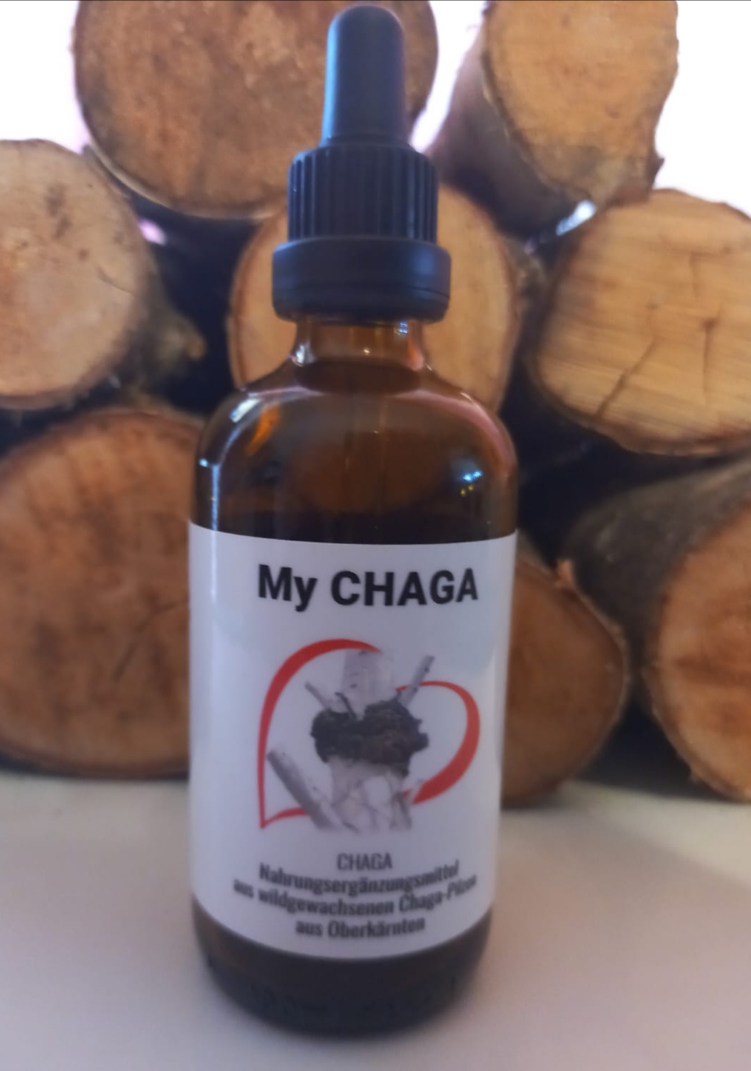 My Chaga Nahrungsergänzungsmittel aus wildgewachsenen Chaga-Pilzen aus Oberkärnten 100 ml