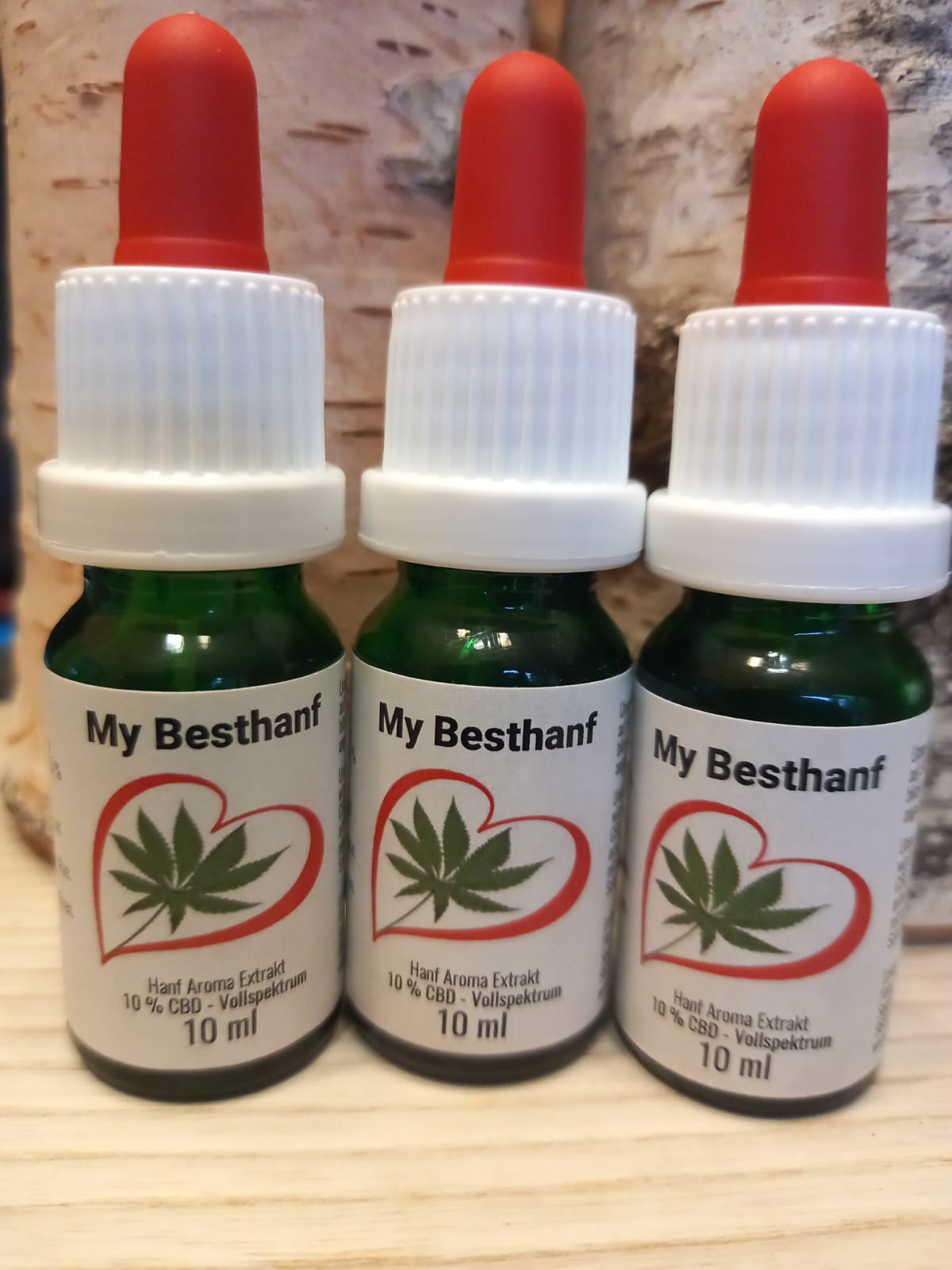 10% CBD Aroma Extrakt ...                                                                                                                                                                              3 x 10 ml OHNE ISOLATE