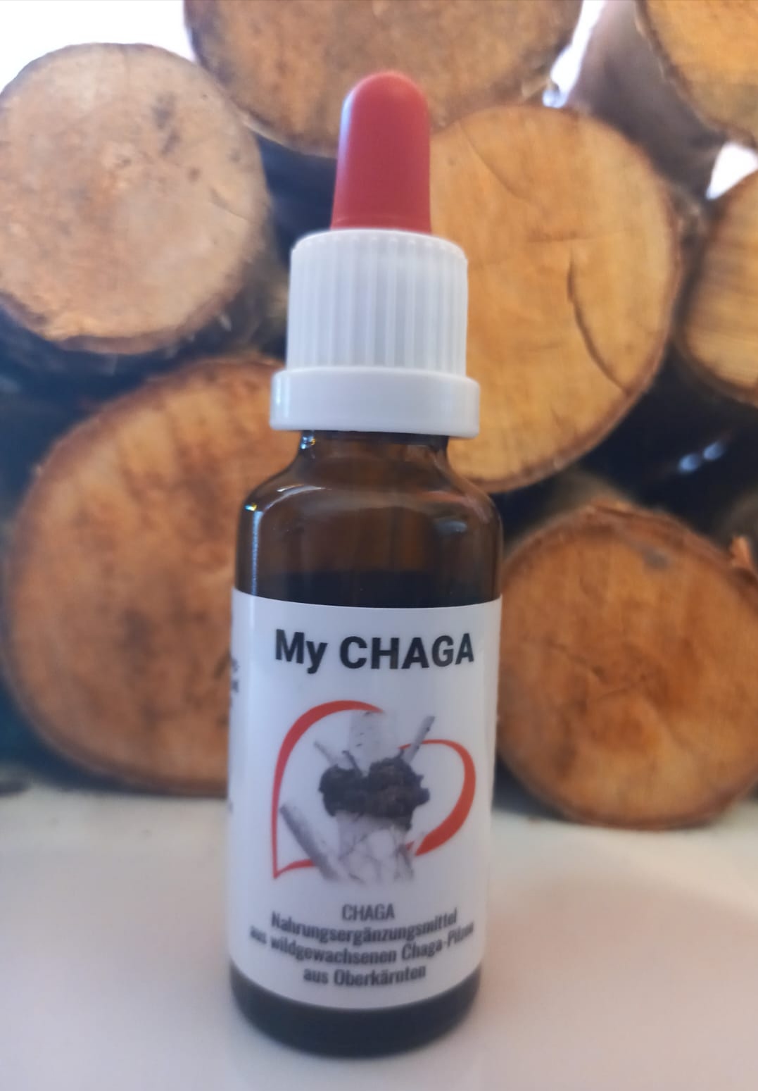 My Chaga Nahrungsergänzungsmittel aus wildgewachsenen Chaga-Pilzen aus Oberkärnten 30 ml